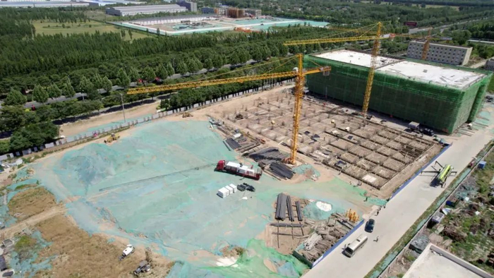 衡水高新区一企业建筑工程施工现场。（资料图片）