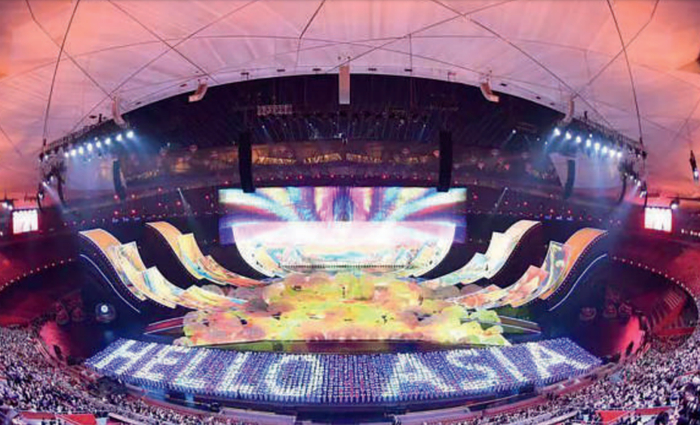 作为亚洲文明对话大会的重要组成部分，亚洲文化嘉年华活动于2019年5月15日在北京鸟巢举行。（资料图片）新华社发