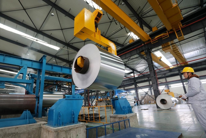 安徽力幕科技新材料有限公司二期项目生产车间。（岳建文）