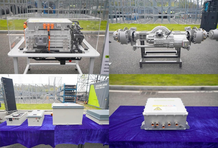 　　△中联重科打造的部分新能源关键零部件