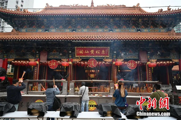 图为黄大仙祠。李志华 摄 