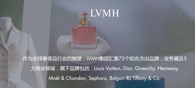 ▲LVMH集团中文官网截图。