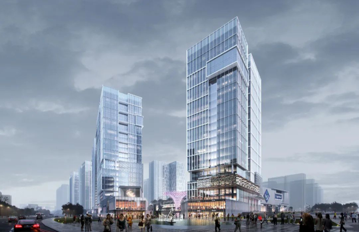 ▲建面约72万方银丰天地效果图