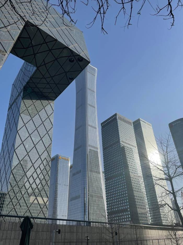 北京CBD写字楼。 李凯旋/摄