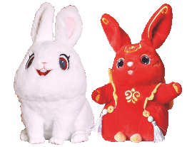 “兔圆圆”“兔团团”（主办方供图）