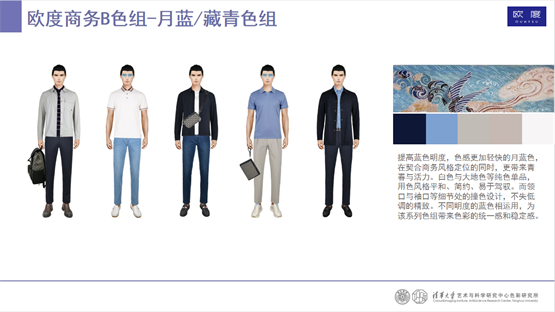 　　《民族国色 自信男装--2023欧度男装色彩设计》报告内页
