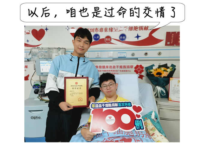 ▲小莫与朋友的合影