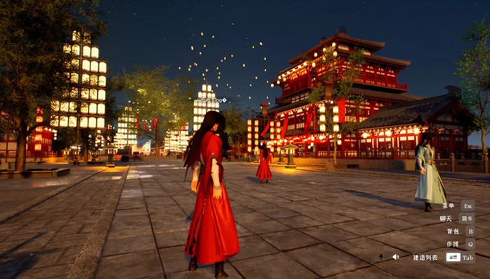 大唐灵境东市。图源：微信号“大唐灵境”