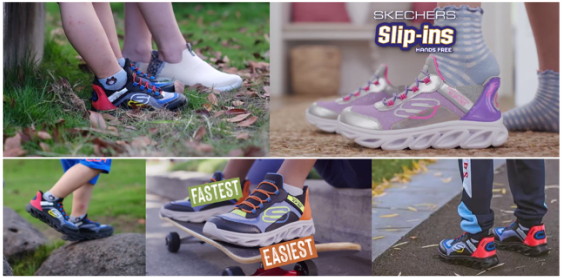 　　斯凯奇儿童闪穿鞋 Skechers Kids Slip-ins
