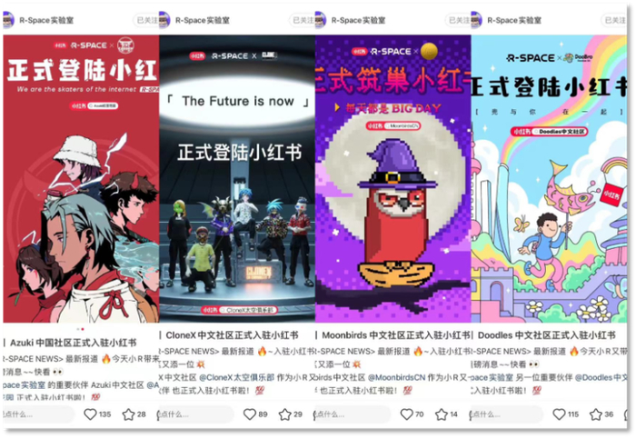 入驻小红书的海外加密原生NFT