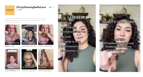 　　TikTok #TrulyGlowingSelfieLove 品牌挑战赛