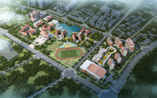 　　厦门医学院科教综合楼学生宿舍楼效果图