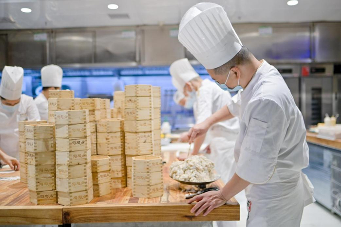 陶陶居手工茶点制作 图片来源：受访者提供