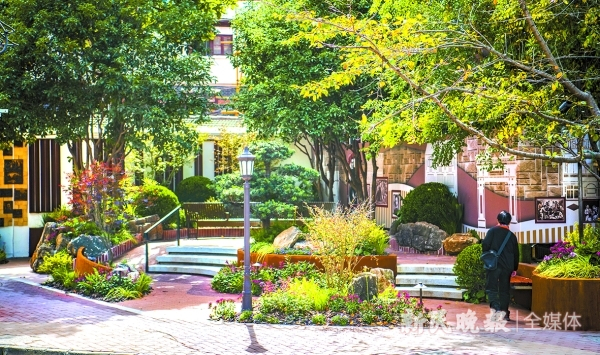 图说：山阴路历史风貌保护区的改造，提升了区域品质，也留住了烟火气。新民晚报记者 孙中钦 摄