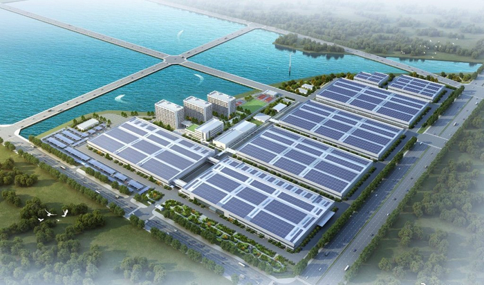 威灵汽车部件安庆新能源汽车零部件战略新基地鸟瞰图  图源：美的集团官方微博