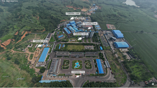 　　山西石泉煤业矿区空中视角