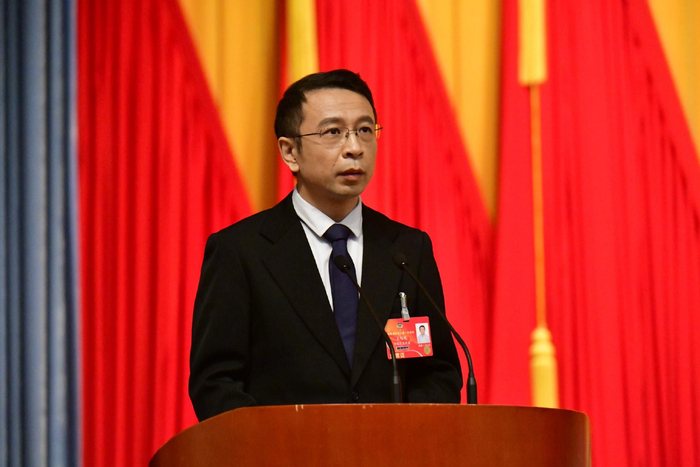 王旭光委员发言。记者 陈卫东摄