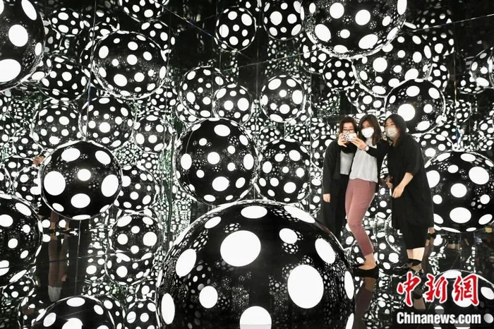 特展“草间弥生：一九四五至今”正在M+内举行。李志华 摄