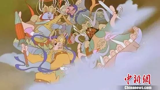 《大闹天宫》里面的四大天王