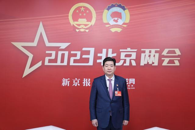 北京市人大代表、西城区委书记孙硕。 新京报记者 陶冉 摄