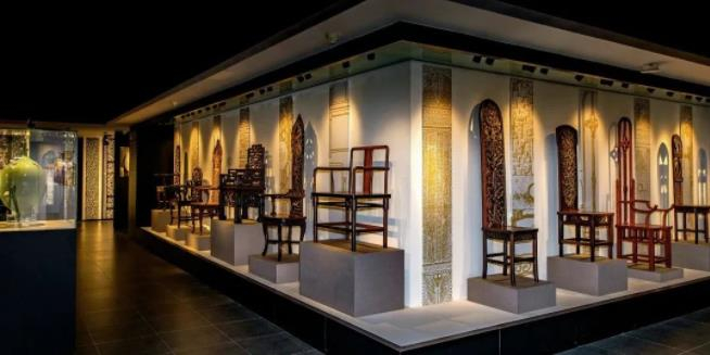 ▲杭州韩美林艺术馆之“工艺厅”