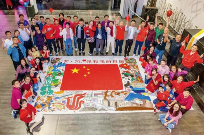 ▲“艺路·七十”——我和我的祖国