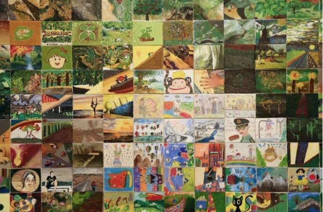 ▲银川馆艺术漂流之旅成果展