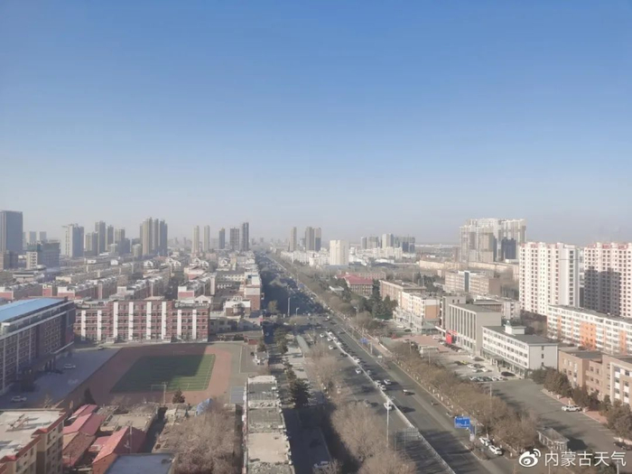 今天通辽市天气以晴为主。（图/杨旋）