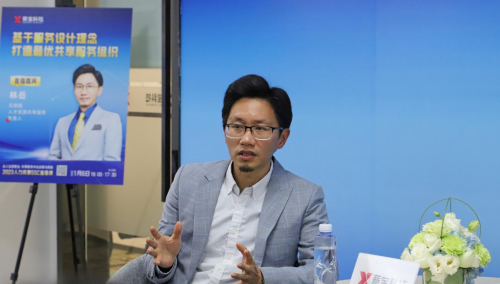 　　△ 无限极人才资源共享服务负责人林岳