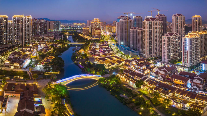 　　幸福河湖九十九湾摄影征集活动入选作品 金奖《闽南水乡夜景》 陈必芳