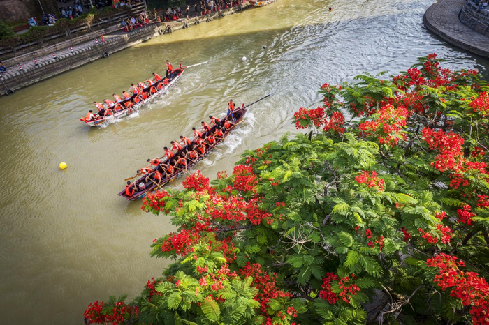 　　幸福河湖九十九湾摄影征集活动入选作品 金奖《赛龙舟》 陈曙光