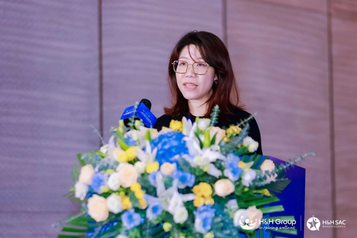 　　健合集团中国区CEO李凤婷发表了致辞
