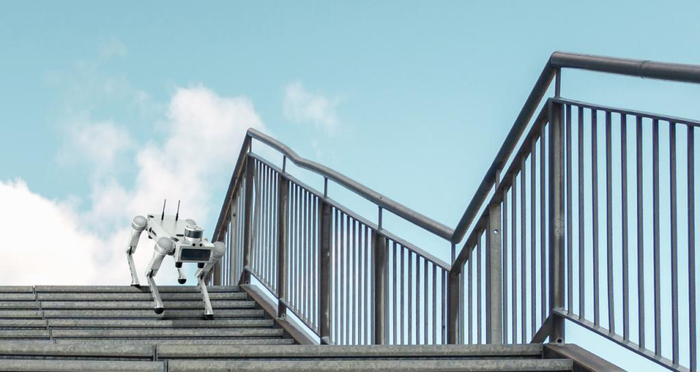 　　工业级四足机器人应用示意