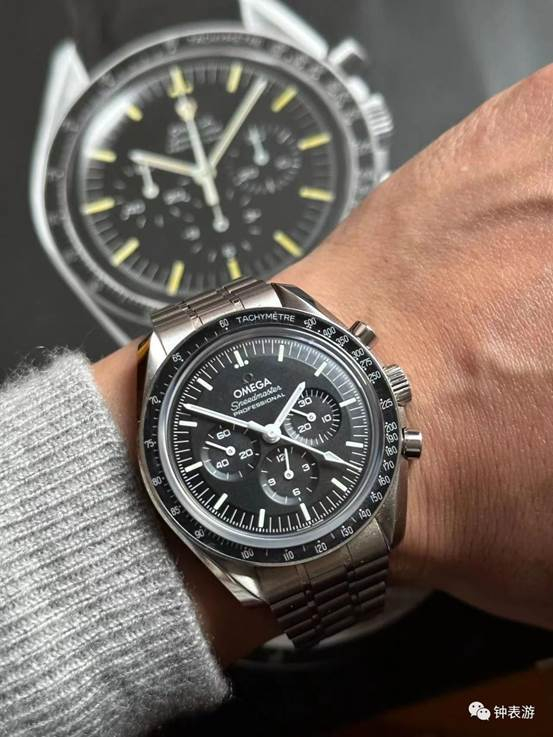 　　▲我自己的专业月球表 42毫米至臻天文台计时表，装配精准度达到0至+5秒、抵抗15000高斯磁场的3861机芯