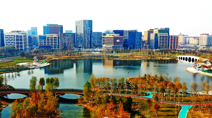 金湖公园。（资料图片）河北新闻网记者刘光昱摄