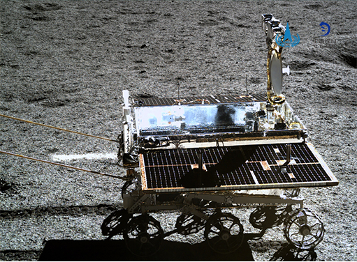 △地形地貌相机对月球车侧面成像