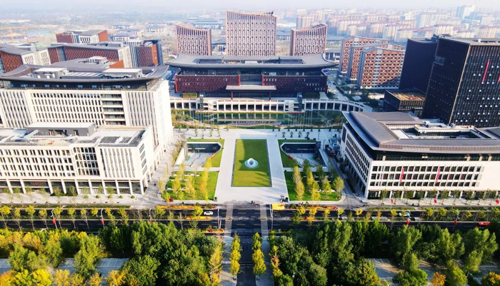 雄安商务服务中心。（资料图片）河北新闻网记者刘光昱摄