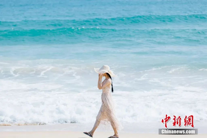 陵水海边。南湾猴岛景区供图