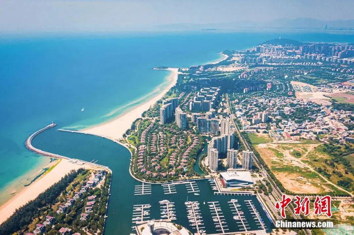 航拍清水湾。清水湾游艇会供图