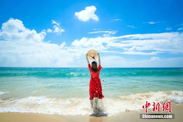 陵水呆呆岛海边。景区供图