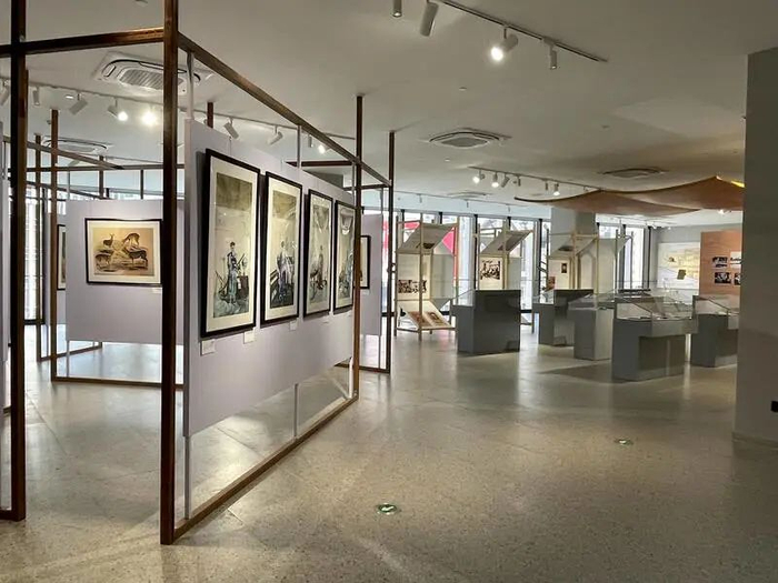 3层展厅专门介绍徐光启、利玛窦等开展中西文化交流的历程