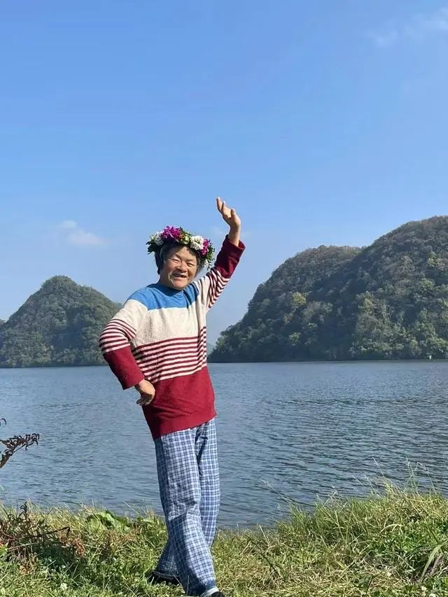 张瀛在旅行途中。受访者供图