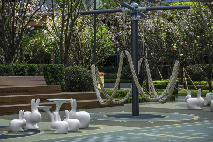 △ 重庆融创壹号院社区设施实景