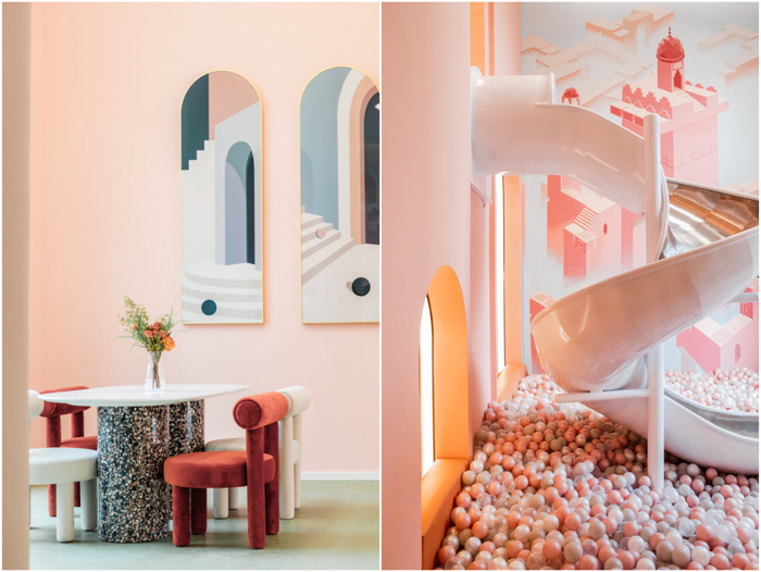 △ 重庆融创壹号院一期社区架空层实景