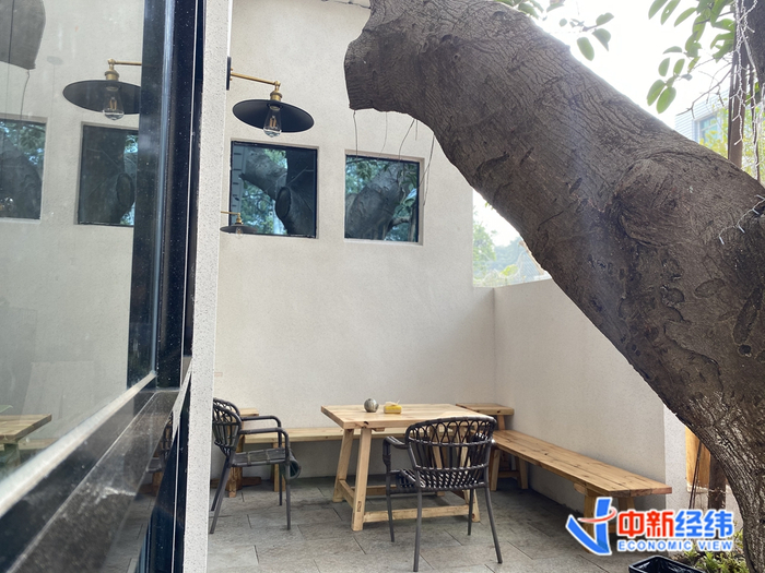 小野咖啡店的院子一角 来源：受访者供图