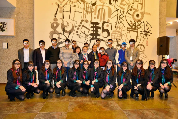 　　▲三星公司与北京馆相亲会