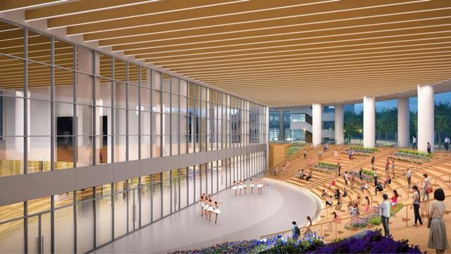 华师大二附中普陀校区新建工程效果图