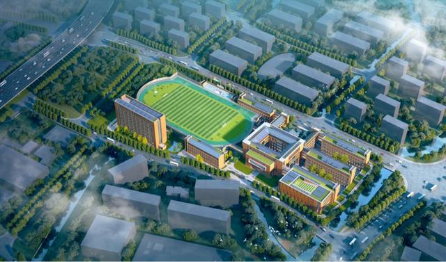 华师大二附中普陀校区新建工程效果图