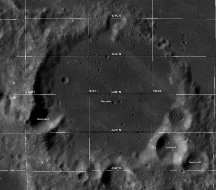 坎帕努斯撞击坑 | QuickMAp