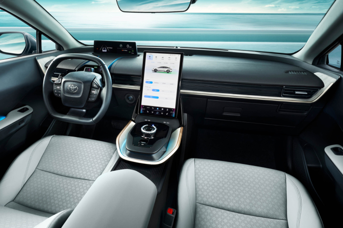 一汽丰田bZ3内饰。 一汽丰田供图 华龙网发